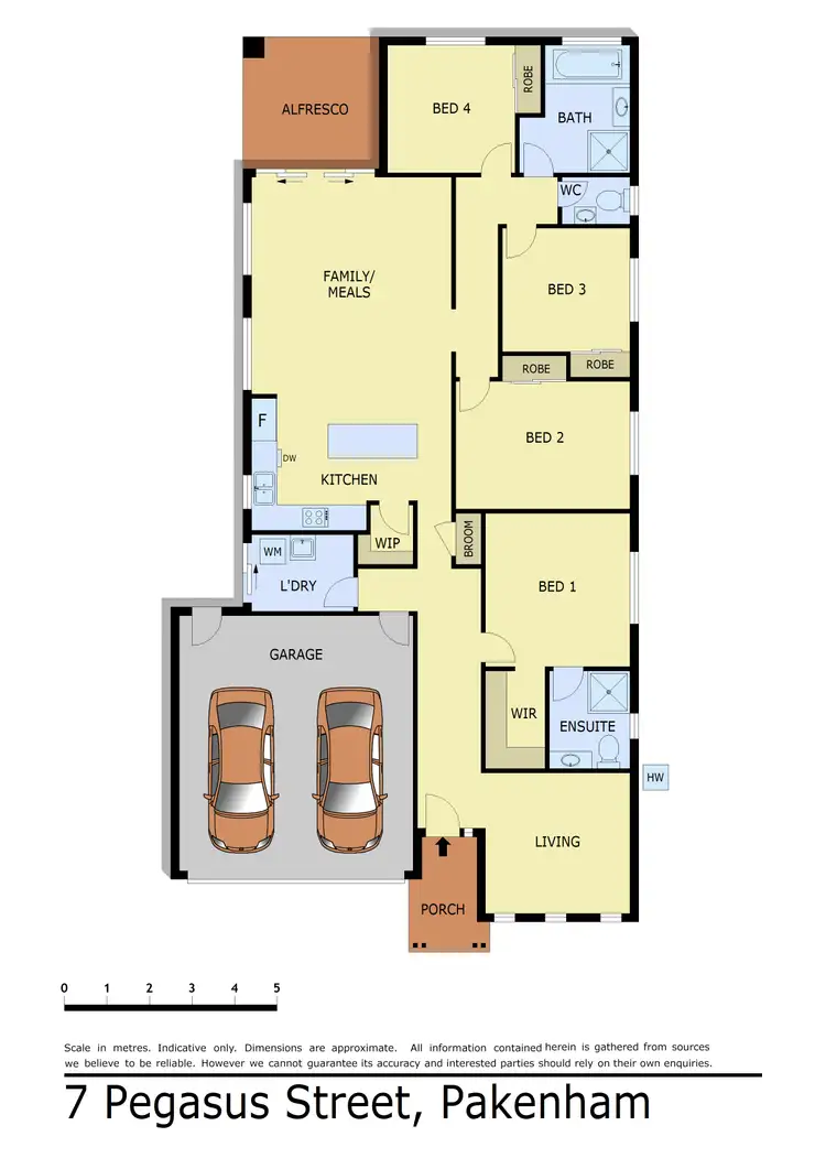 Floorplan of Homely house listing, 7 Pegasus Street, Pakenham VIC 3810