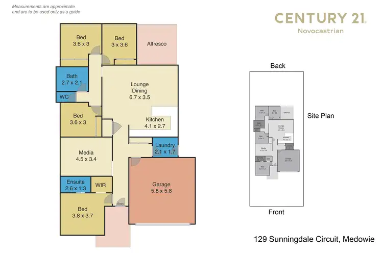 Floorplan of Homely house listing, 129 Sunningdale Circuit, Medowie NSW 2318