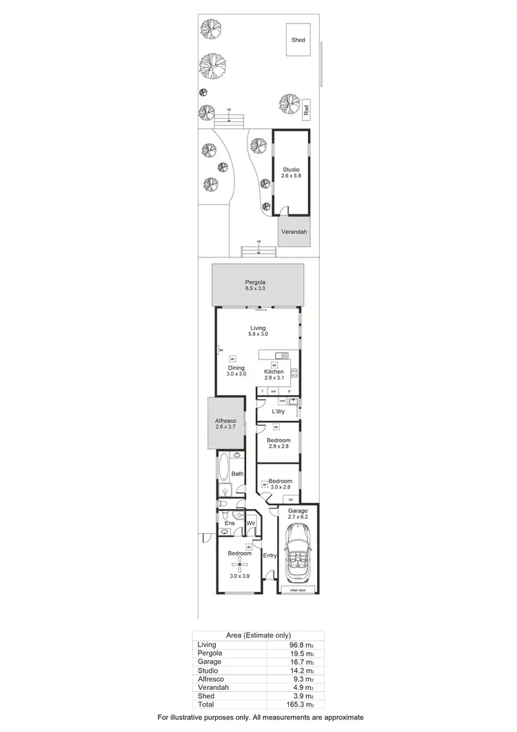 Floorplan of Homely house listing, 107 Main South Road, Huntfield Heights SA 5163