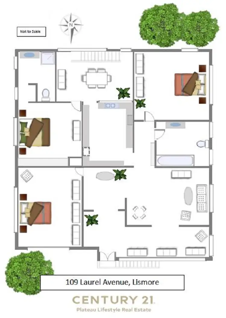Floorplan of Homely house listing, 109 Laurel Avenue, Lismore NSW 2480