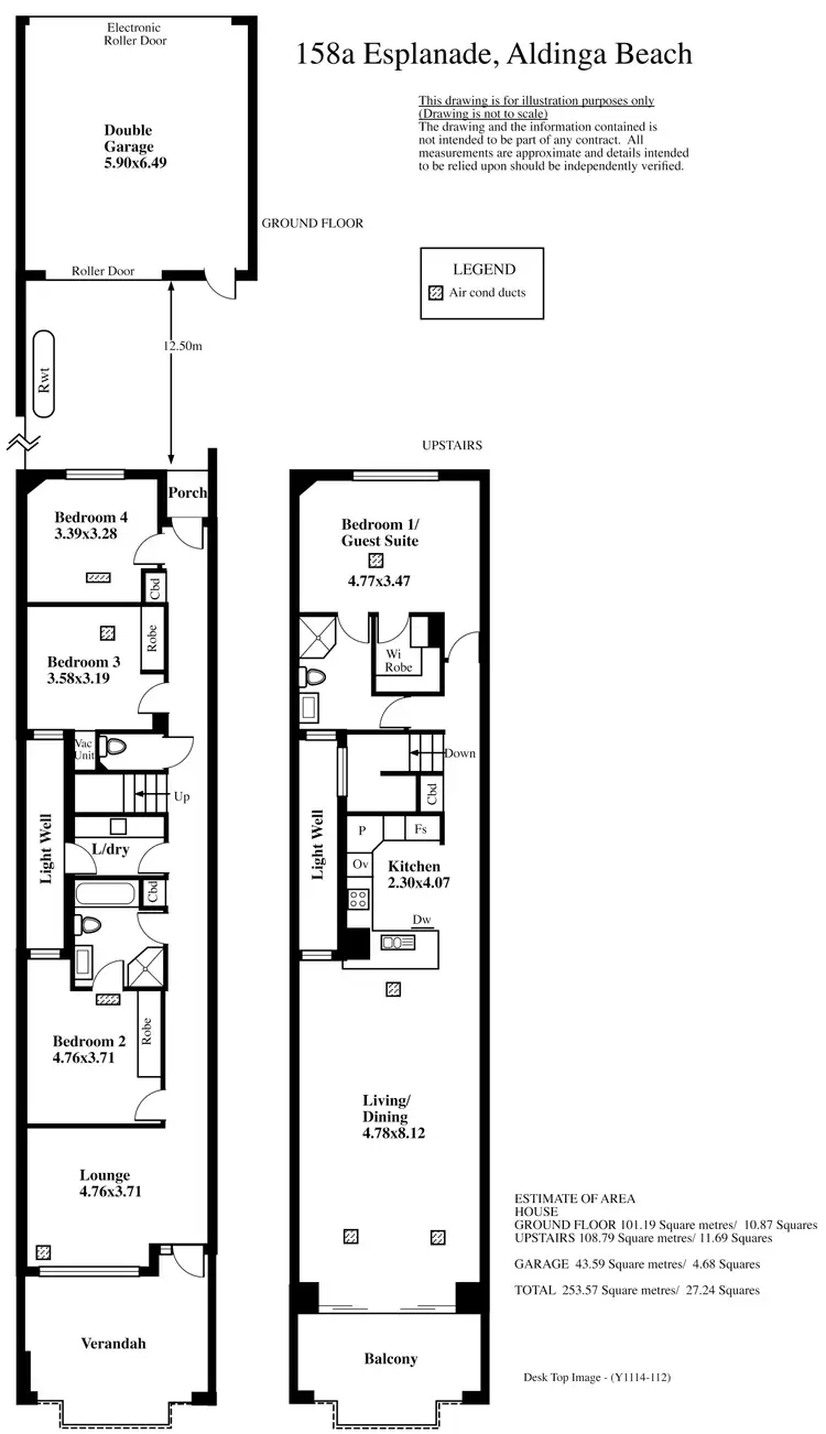 Floorplan of Homely house listing, 158A Esplanade, Aldinga Beach SA 5173