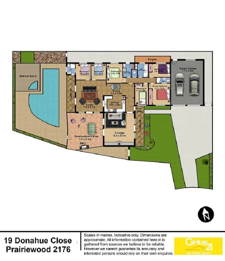 Floorplan of Homely house listing, 19 Donahue Close, Prairiewood NSW 2176