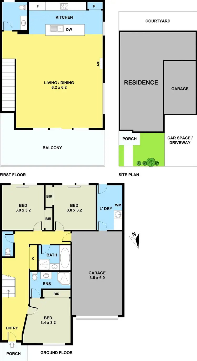 Floorplan of Homely house listing, 10 Kirk Street, Noble Park VIC 3174