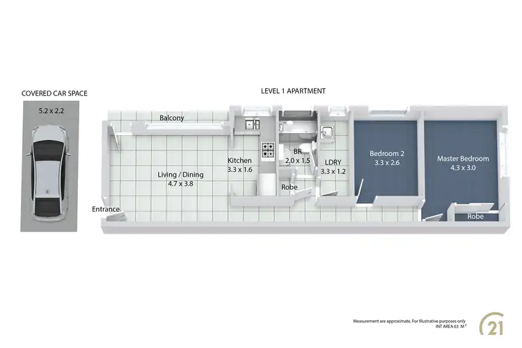 Floorplan of Homely unit listing, 2/12 Wrentmore Street, Fairfield NSW 2165