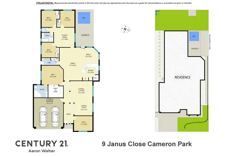 Floorplan of Homely house listing, 9 Janus Close, Cameron Park NSW 2285