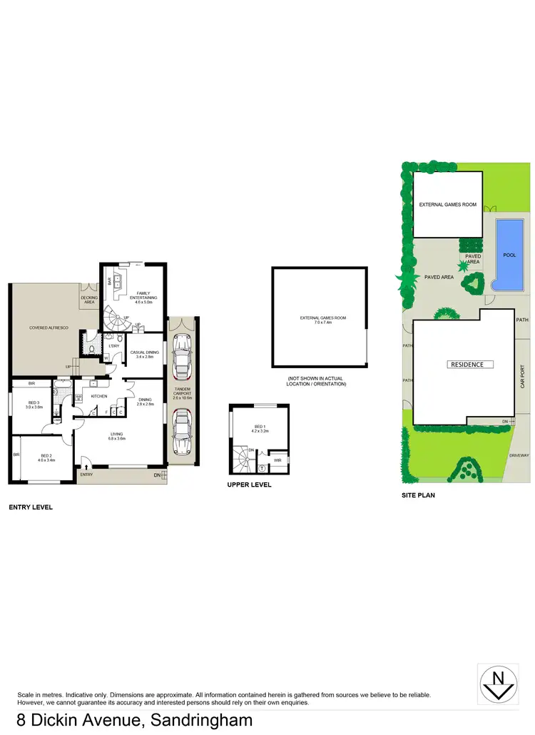 Floorplan of Homely house listing, 8 Dickin Avenue, Sandringham NSW 2219