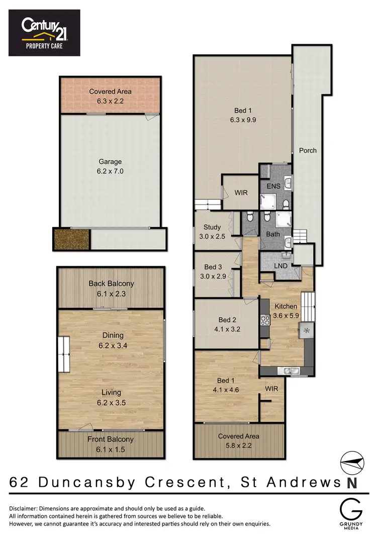 Floorplan of Homely house listing, 62 Duncansby Cres, St Andrews NSW 2566