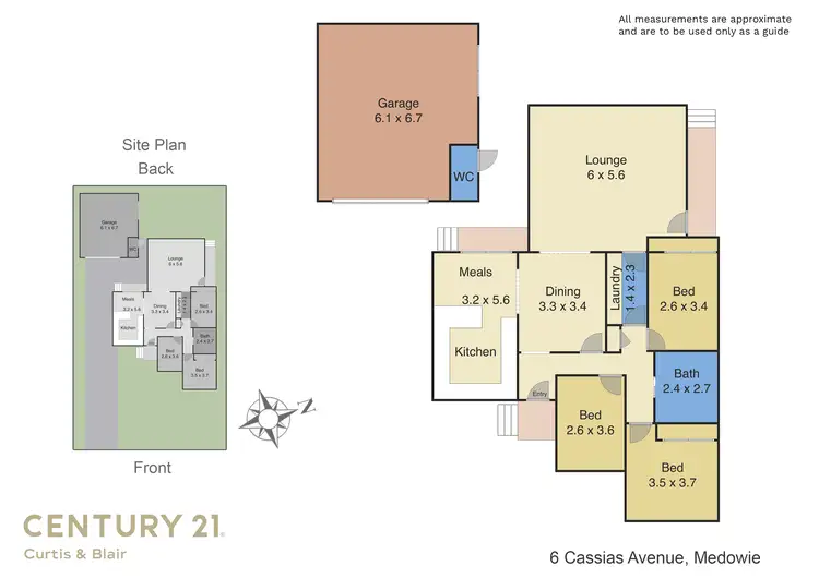 Floorplan of Homely house listing, 6 Cassias Avenue, Medowie NSW 2318