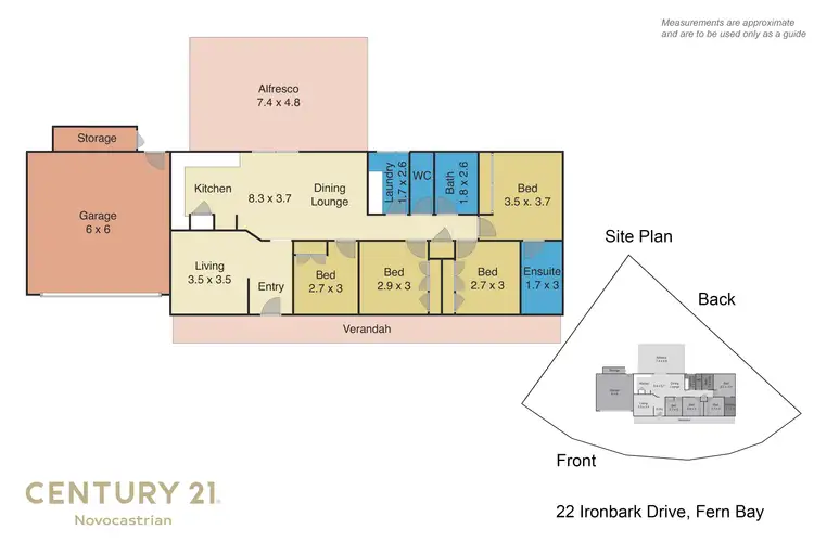 Floorplan of Homely house listing, 22 Ironbark Drive, Fern Bay NSW 2295