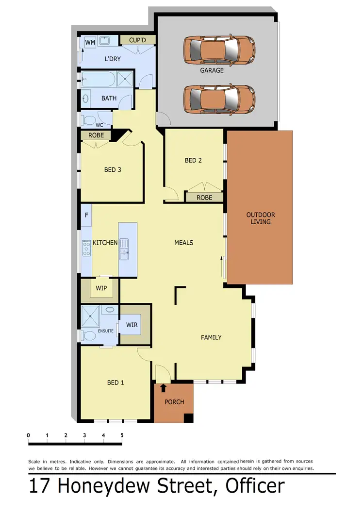 Floorplan of Homely house listing, 17 Honeydew Street, Officer VIC 3809