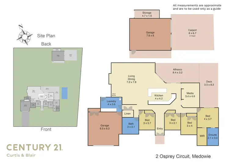 Floorplan of Homely house listing, 2 Osprey Circuit, Medowie NSW 2318