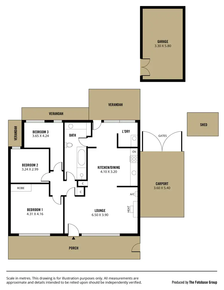 Floorplan of Homely house listing, 5 Whiting Road, St Agnes SA 5097