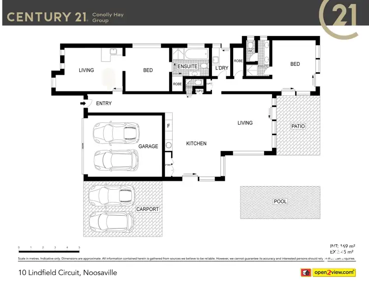 Floorplan of Homely house listing, 10 Lindfield Circuit, Noosaville QLD 4566