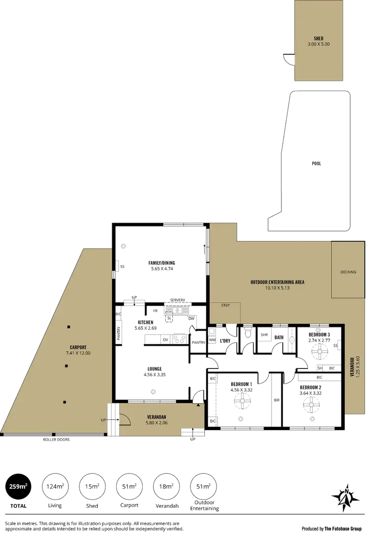 Floorplan of Homely house listing, 8 Frances Street, Morphett Vale SA 5162