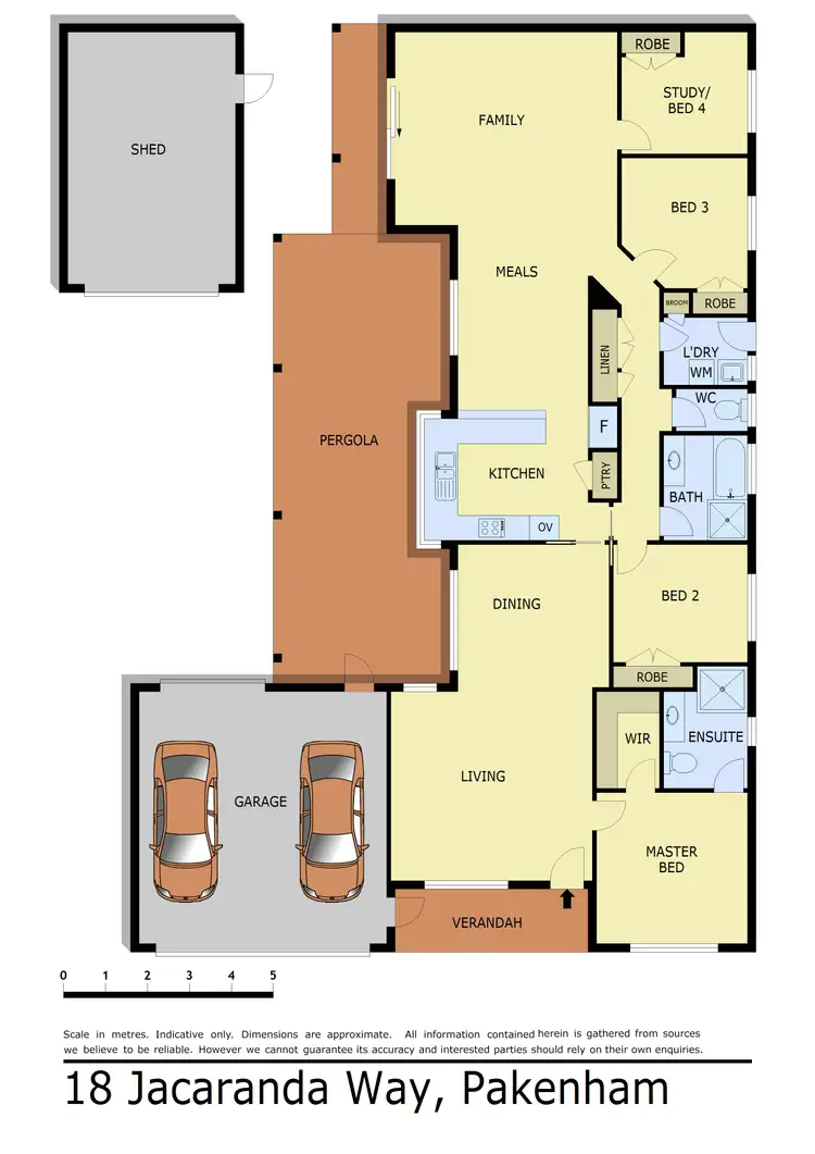 Floorplan of Homely house listing, 18 Jacaranda Way, Pakenham VIC 3810