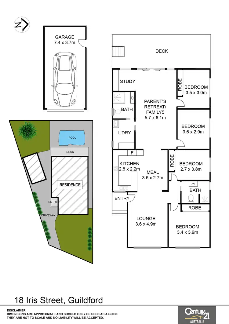 Floorplan of Homely house listing, 18 Iris Street, Guildford NSW 2161