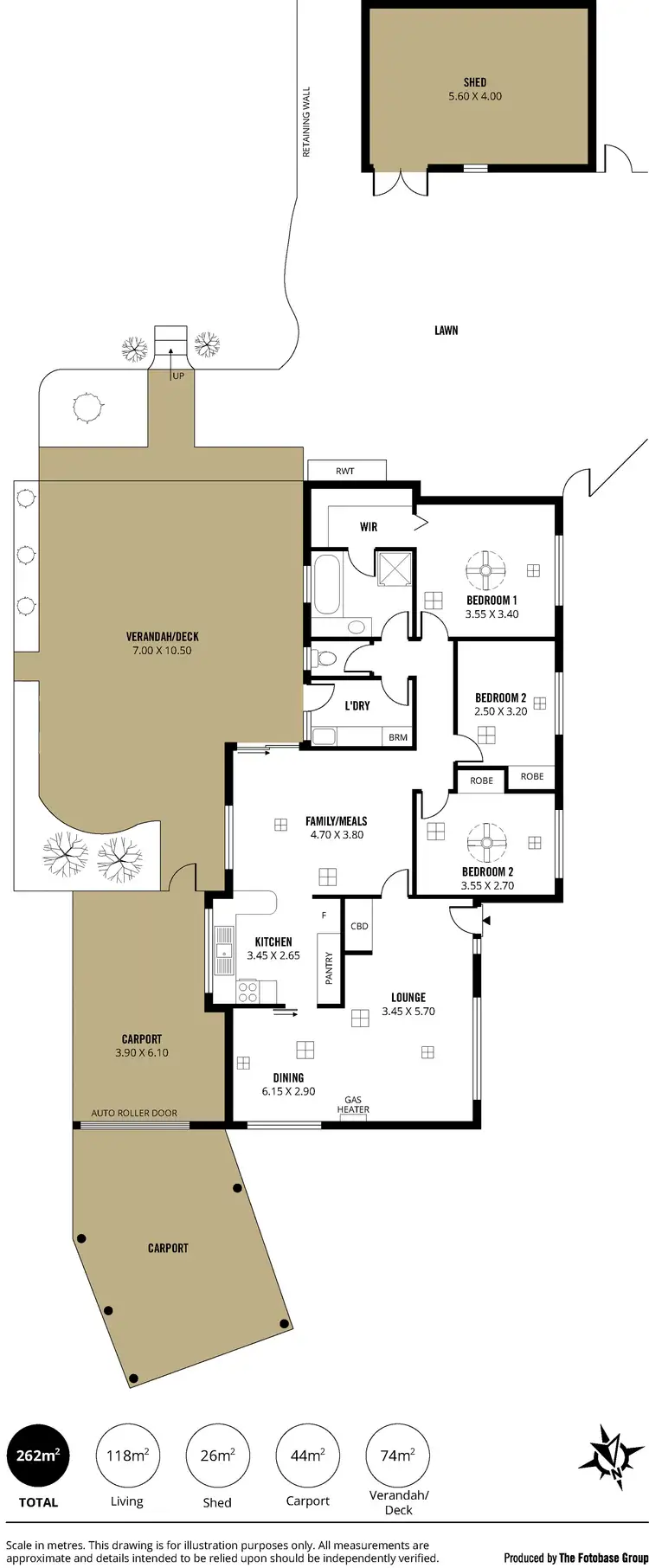 Floorplan of Homely house listing, 7 Bovard Court, Trott Park SA 5158