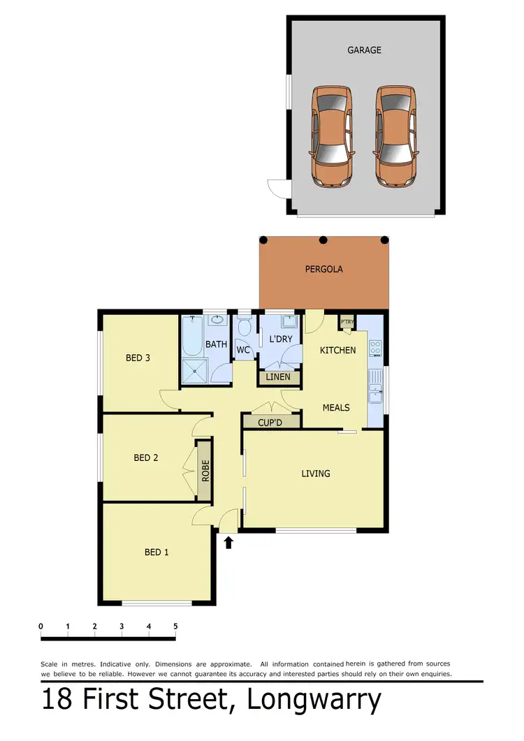 Floorplan of Homely house listing, 18 First Street, Longwarry VIC 3816