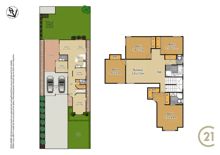 Floorplan of Homely house listing, 4 Heritage Place, Glenwood NSW 2768
