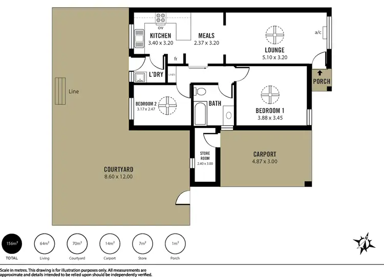 Floorplan of Homely unit listing, 21/25 McMahon Road, Morphett Vale SA 5162