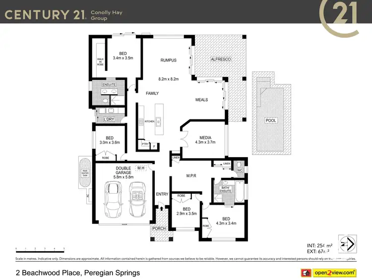 Floorplan of Homely house listing, 2 Beachwood Place, Peregian Springs QLD 4573
