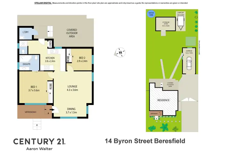 Floorplan of Homely house listing, 14 Byron Street, Beresfield NSW 2322