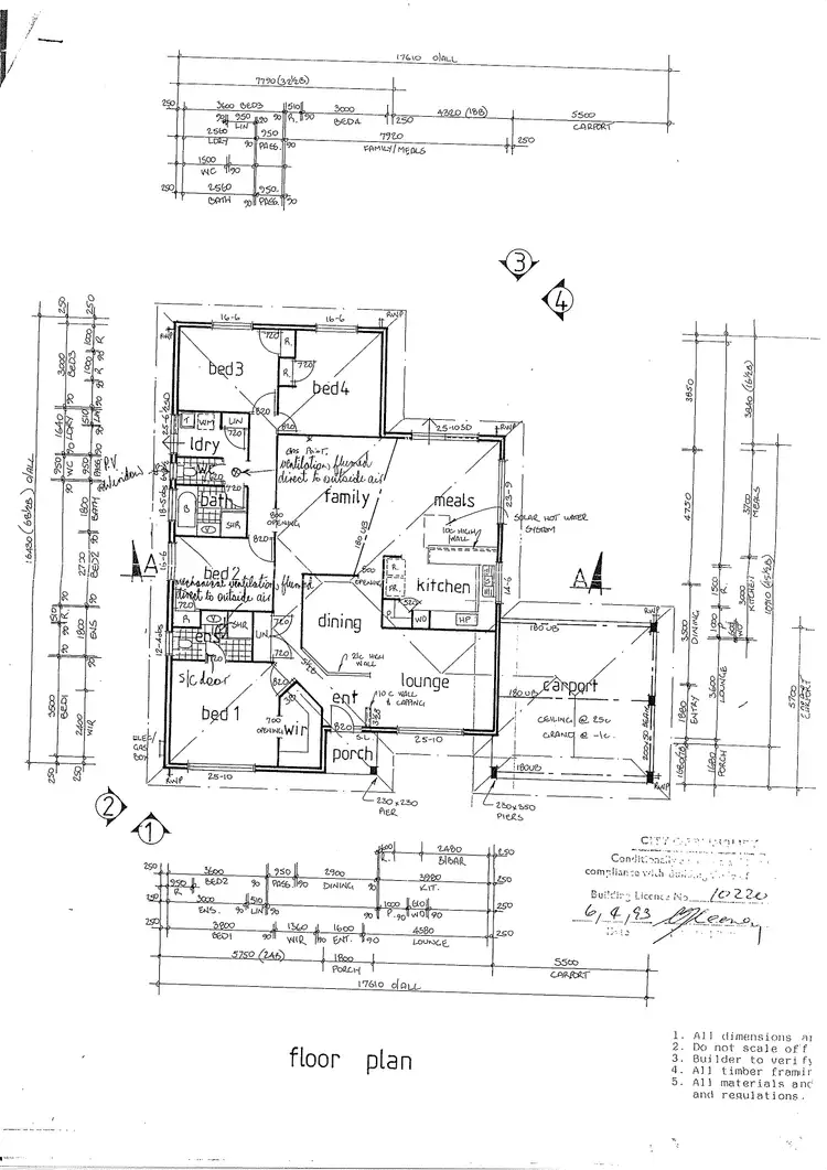 Floorplan of Homely house listing, 4 Orchid Drive, Glen Iris WA 6230