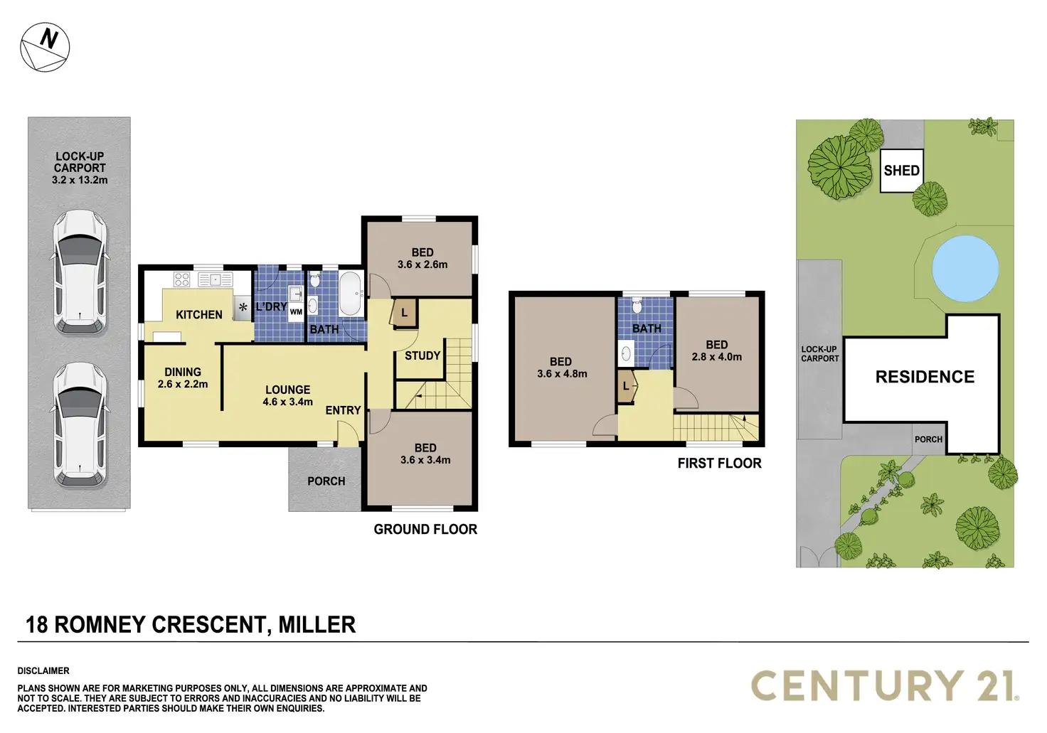 Floorplan of Homely house listing, 18 Romney Crescent, Miller NSW 2168
