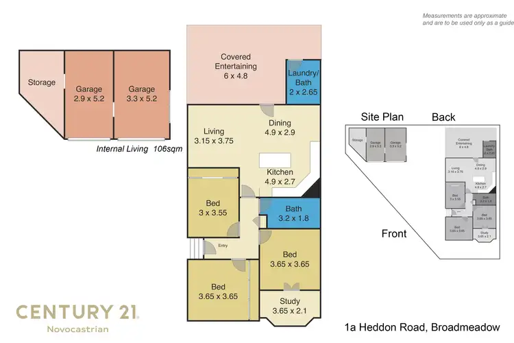 Floorplan of Homely house listing, 1A Heddon Road, Broadmeadow NSW 2292