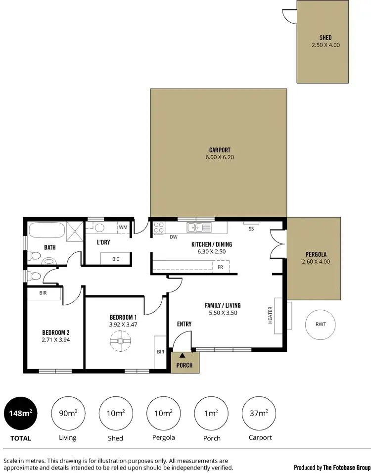 Floorplan of Homely house listing, 45 Vincent Street, South Plympton SA 5038
