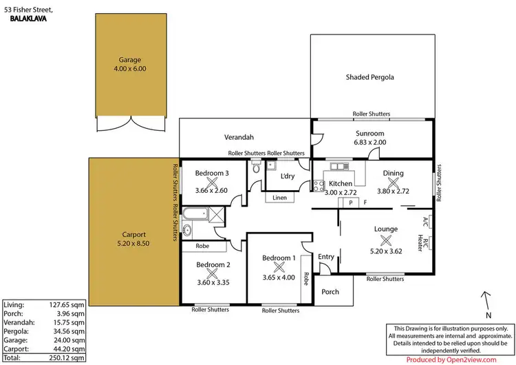 Floorplan of Homely house listing, 53 Fisher Street, Balaklava SA 5461