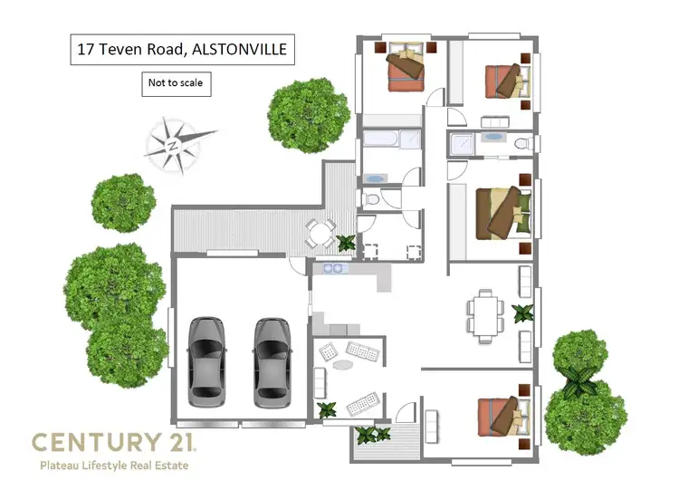 Floorplan of Homely house listing, 17 Teven Road, Alstonville NSW 2477