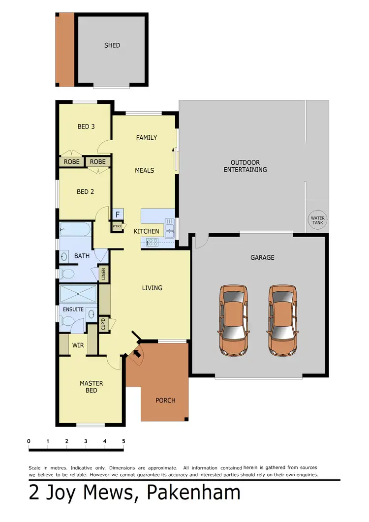 Floorplan of Homely house listing, 2 Joy Mews, Pakenham VIC 3810