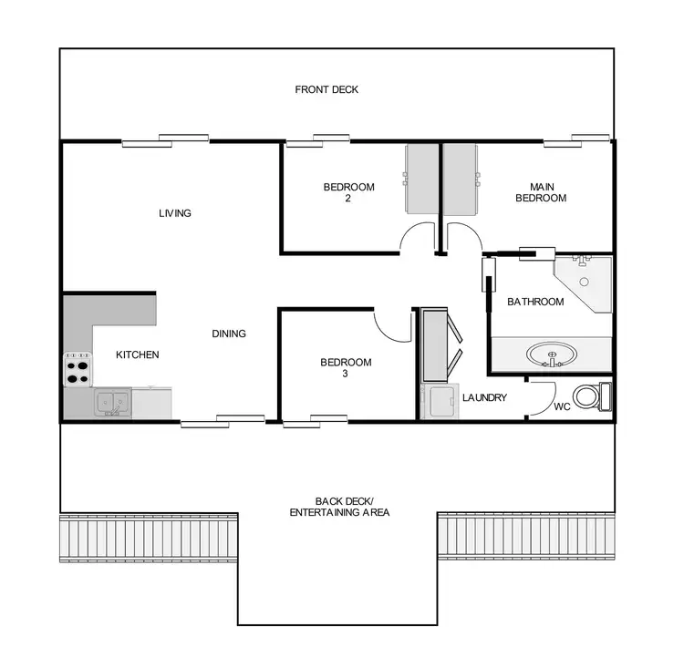 Floorplan of Homely house listing, 6 Bradford Road, Glenwood QLD 4570