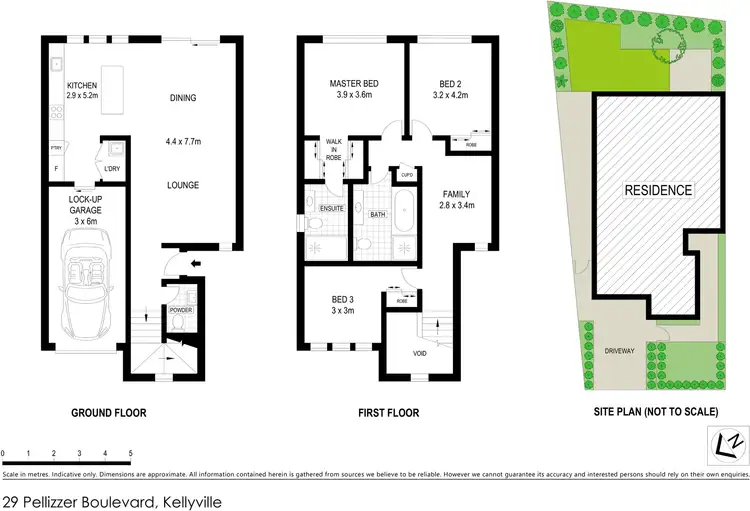 Floorplan of Homely townhouse listing, 29 Pellizzer Boulevard, Kellyville NSW 2155
