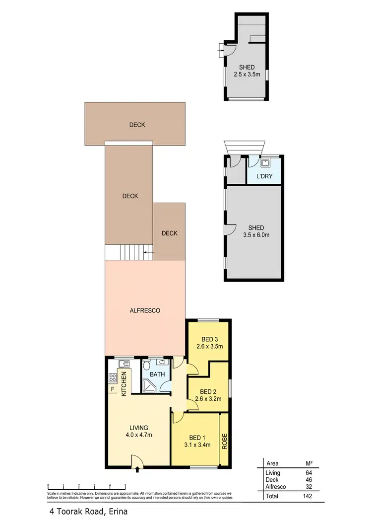 Floorplan of Homely house listing, 4 Toorak Avenue, Erina NSW 2250