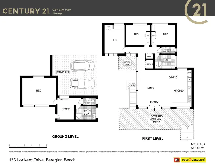 Floorplan of Homely house listing, 133 Lorikeet Drive, Peregian Beach QLD 4573