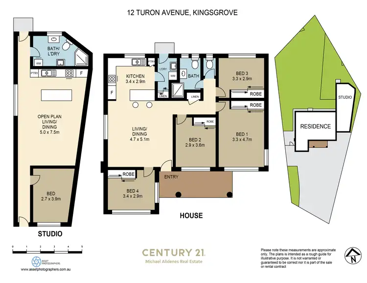 Floorplan of Homely house listing, 12 Turon Avenue, Kingsgrove NSW 2208