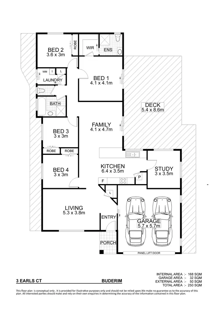 Floorplan of Homely house listing, 3 Earls Court, Buderim QLD 4556