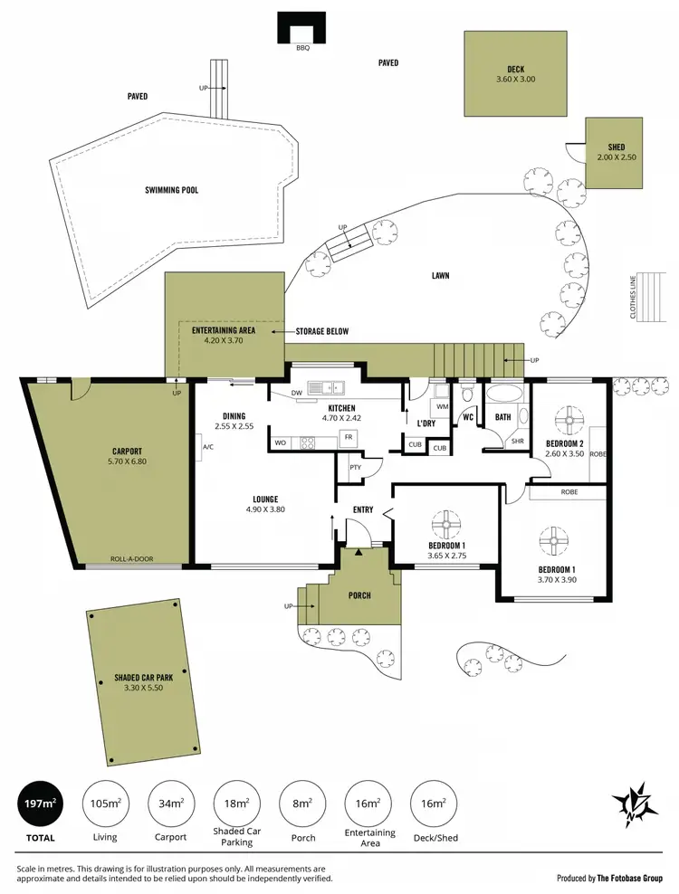Floorplan of Homely house listing, 89 Flockhart Avenue, Valley View SA 5093