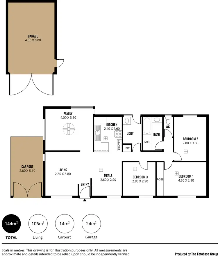 Floorplan of Homely house listing, 15 Haughan Drive, Salisbury North SA 5108