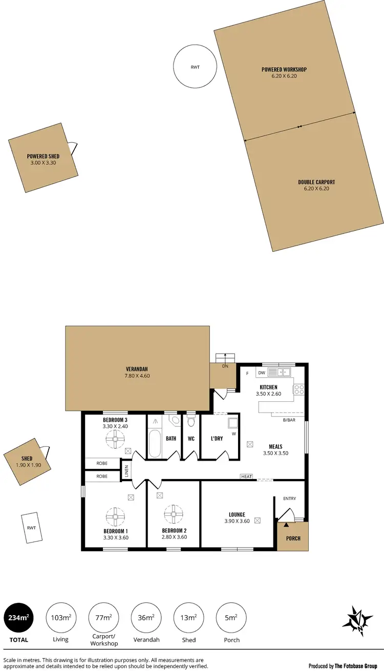 Floorplan of Homely house listing, 124 Elizabeth Road, Morphett Vale SA 5162