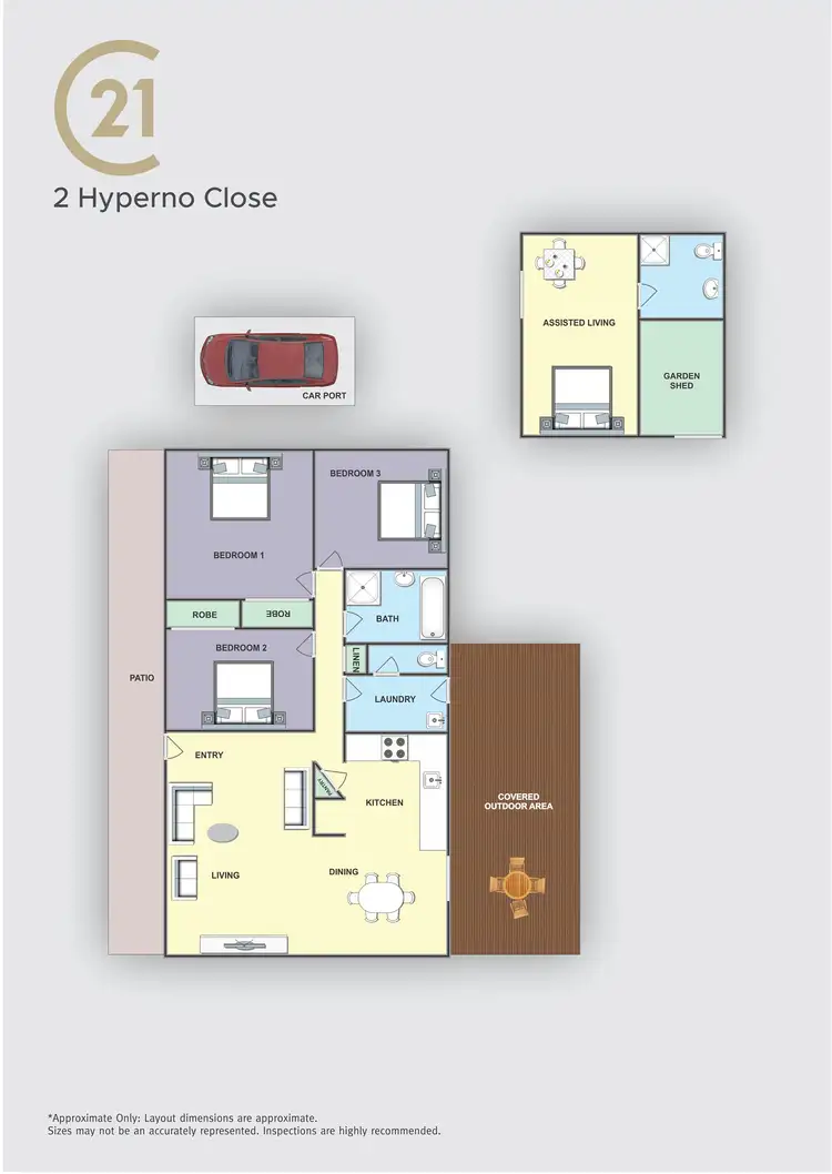 Floorplan of Homely house listing, 2 Hyperno Close, Taree NSW 2430