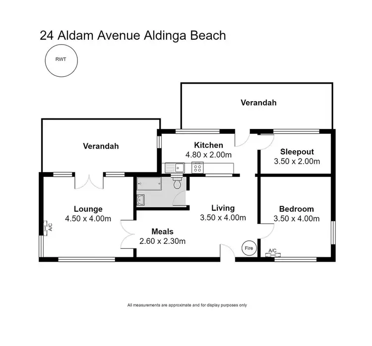 Floorplan of Homely house listing, 24 and 24A Aldam Avenue, Aldinga Beach SA 5173
