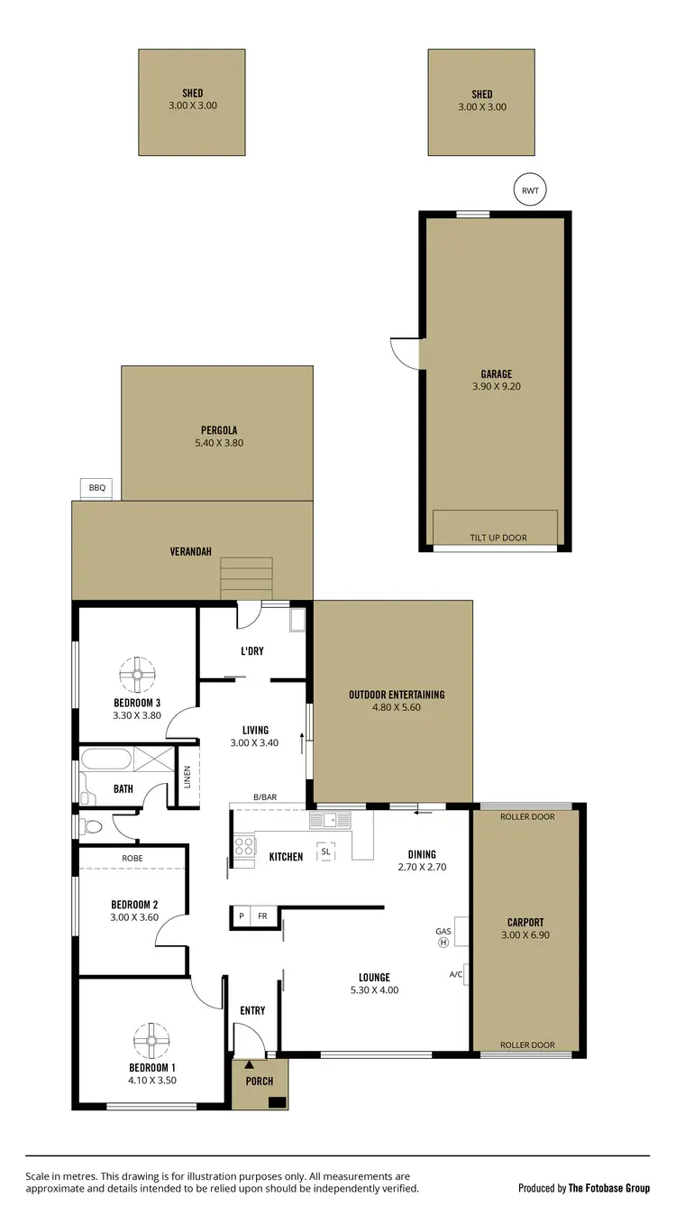 Floorplan of Homely house listing, 8 Malbec Avenue, Hope Valley SA 5090
