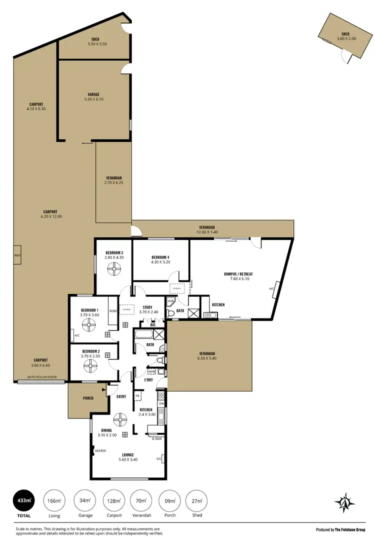 Floorplan of Homely house listing, 9 Marcian Street, Christie Downs SA 5164