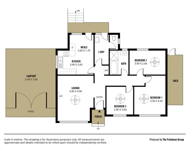 Floorplan of Homely house listing, 51 Dulkara Road, Ingle Farm SA 5098