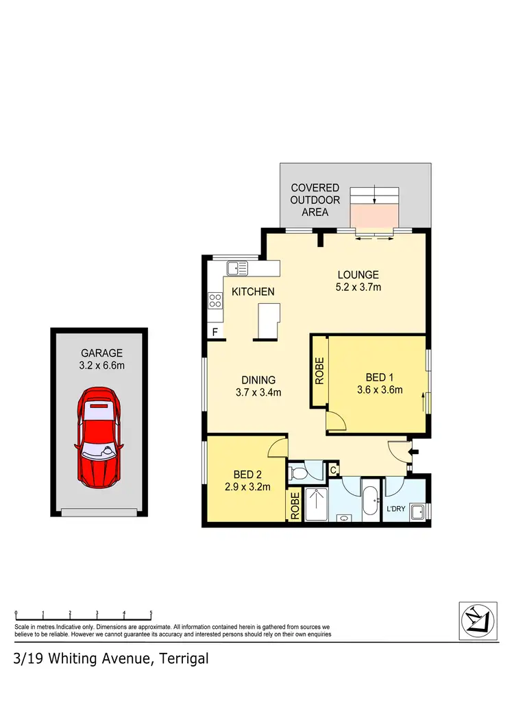 Floorplan of Homely unit listing, 3/19 Whiting Avenue, Terrigal NSW 2260