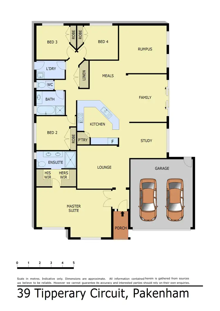 Floorplan of Homely house listing, 39 Tipperary Circuit, Pakenham VIC 3810