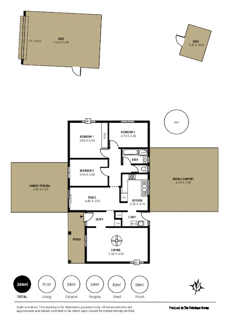 Floorplan of Homely house listing, 8 Morella Court, Noarlunga Downs SA 5168
